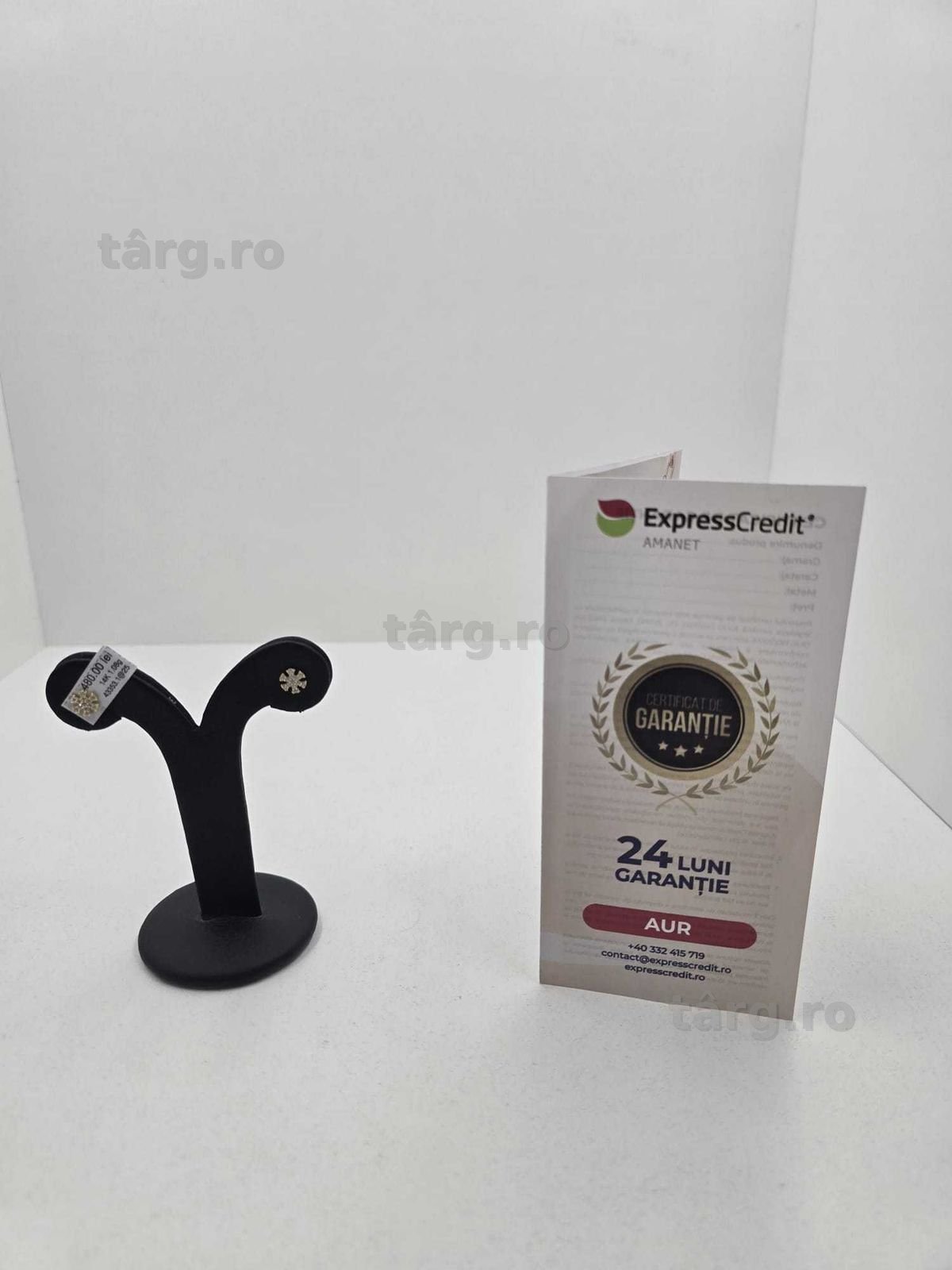 Cercei  aur 14K 1.08gr (Ag25 Belvedere B.43353.1)-Garantie 2 Ani!