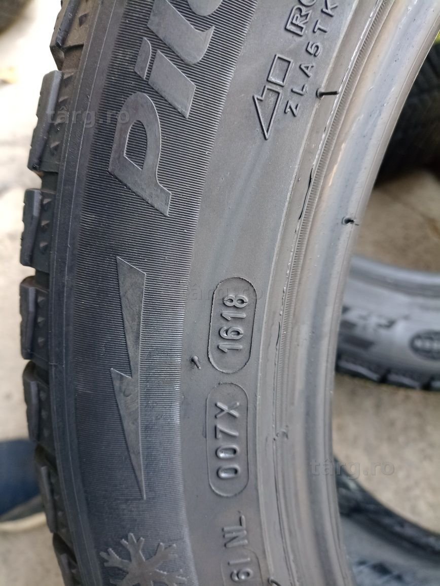 4 anvelope de iarna Michelin 255/45 R19 dot 1618 6