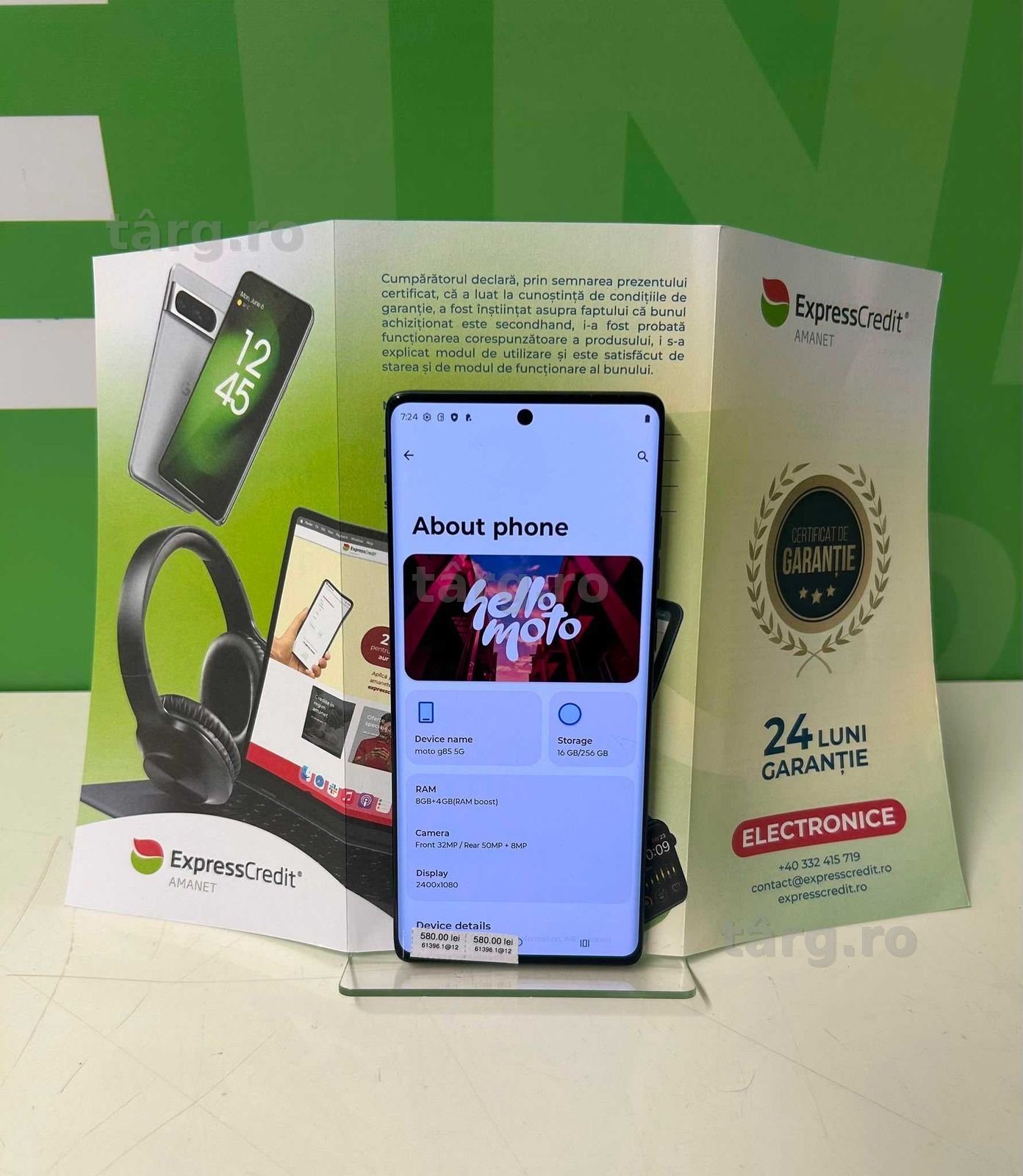 Motorola Moto G85 (B61396-Tatarasi) Garantie 2 ani-580lei