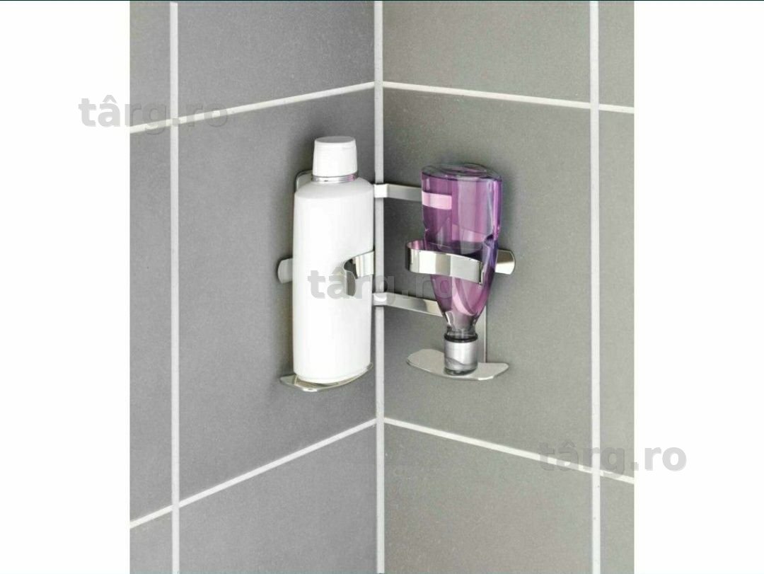Suport de inox pe colt Wenko