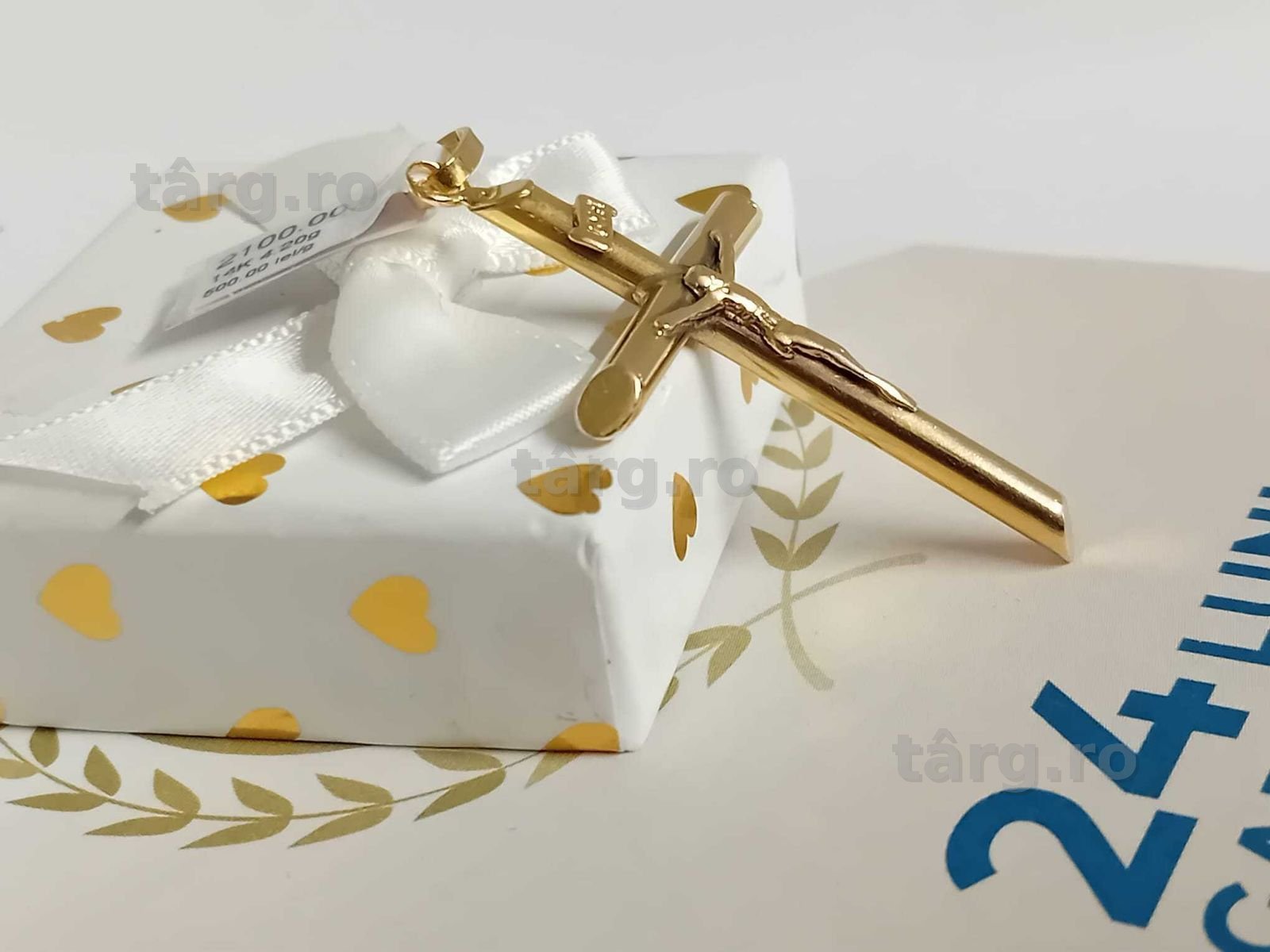 Pandant aur 14k [Tomesti-b:32734]-Garantie 2 ani! 2