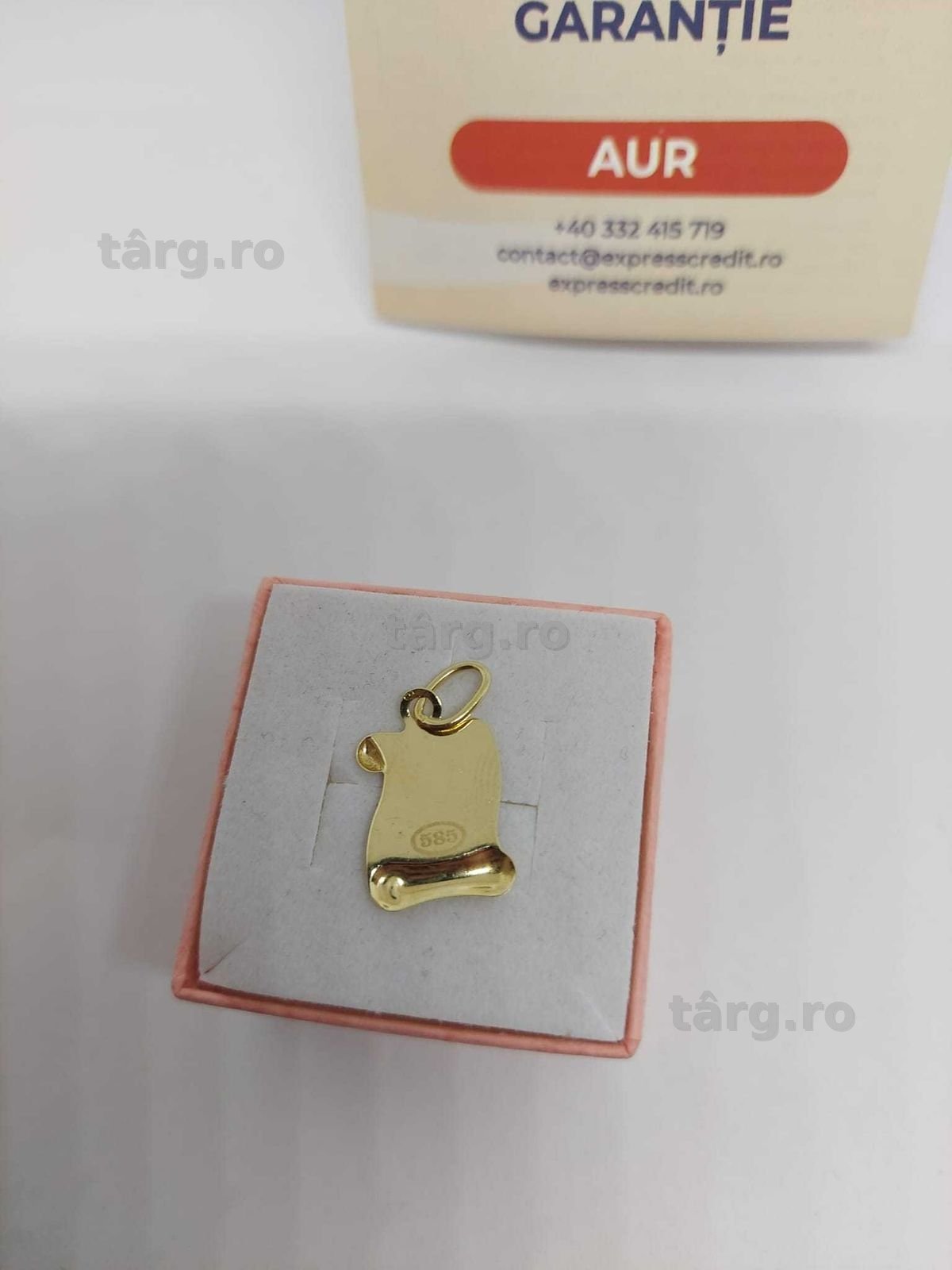 Medalion aur 14k 0.79gr [35382.1/30 Pacurari 2] Garantie 2 ani! 3