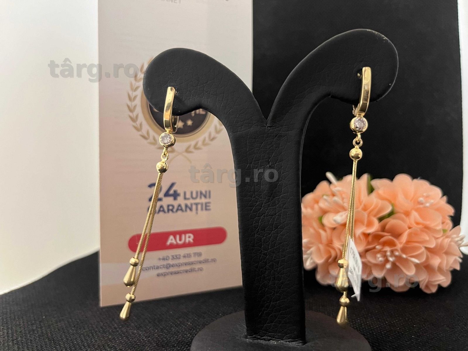 Cercei Aur 14k 3.60g (AG16 Moldova b32971.2)-Garantie 2 ani!