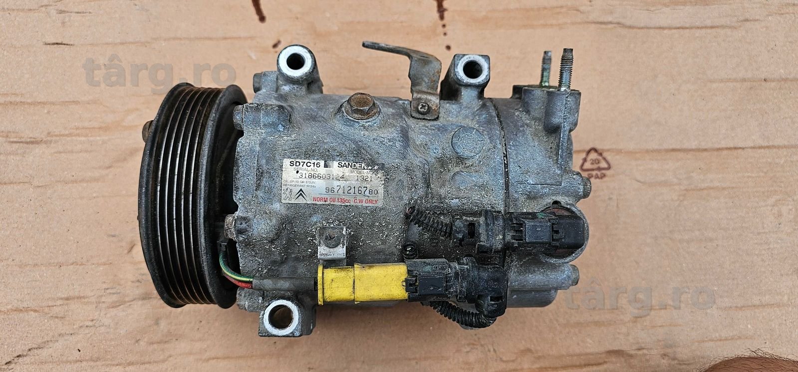 Compresor clima AC Peugeot 207 / 308 407 1.6 HDI 2008 2009 / 2010 2011