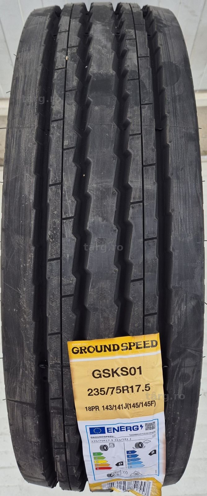 235/75 R17.5 143J GROUNDSPEED GSKS01 18 PR, Anvelope remorca M+S 3