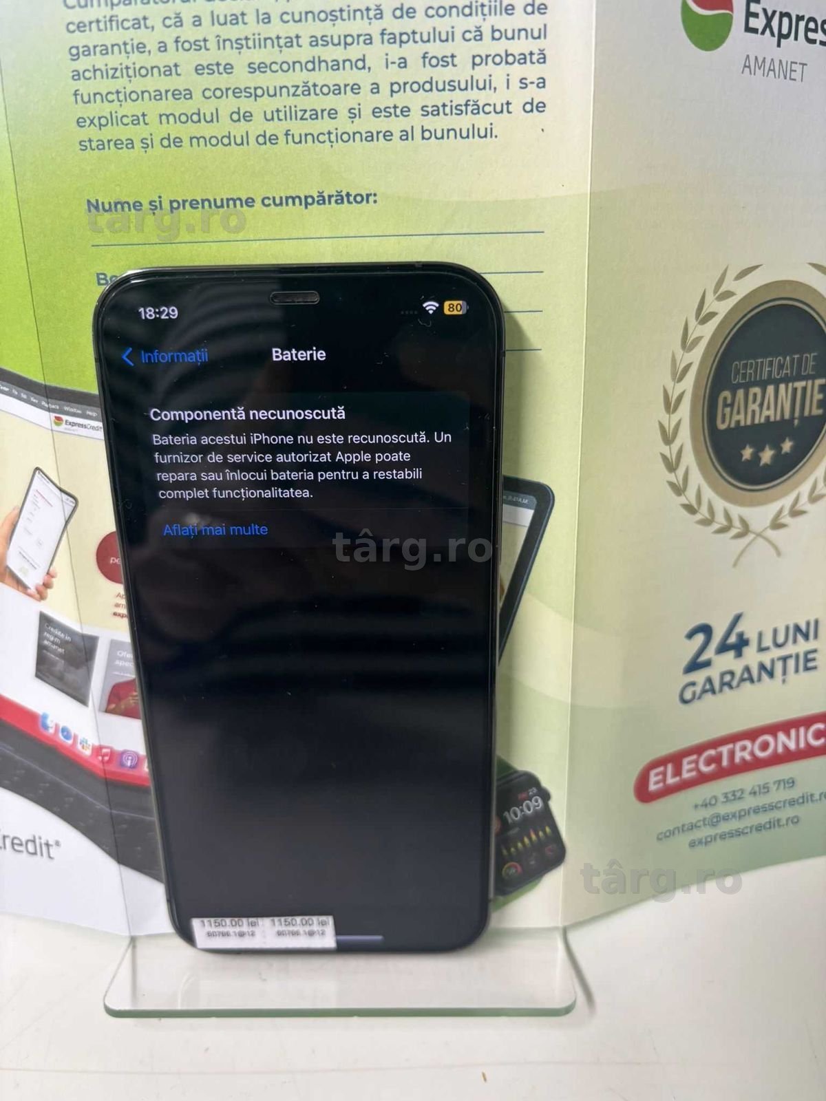 iPhone 12 Pro 128Gb (B.60766-Tatarasi) Garantie 2 ani-1150 lei 3