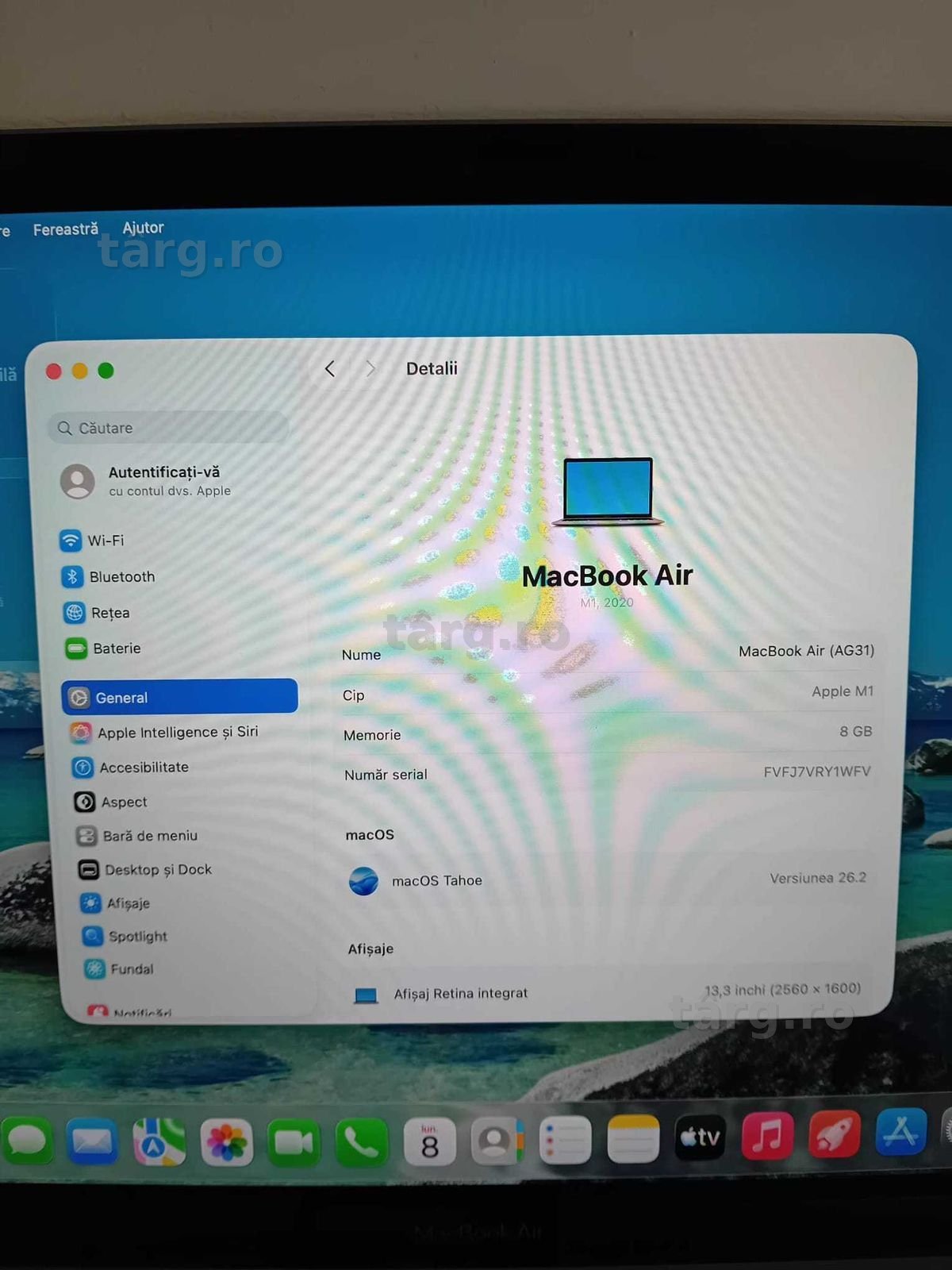 Laptop Macbook Air 2020 13.3 inch- A2337 (B.25750 AG31 Barboi) Garantie 2 ani! 3