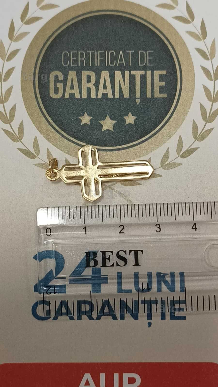 (AG24 Harlau B.45094.2) Pandantiv aur 14K 1.50gr - Garantie 2 ani! 4