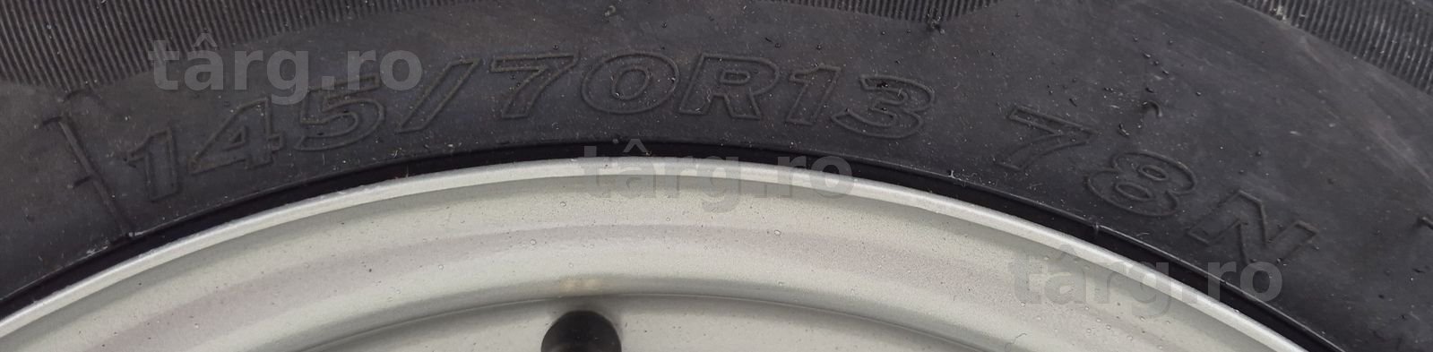 Roata remorca 145/70 R13 78N,Anvelopa SECURITY M+S Janta 4JX13 ET30 7