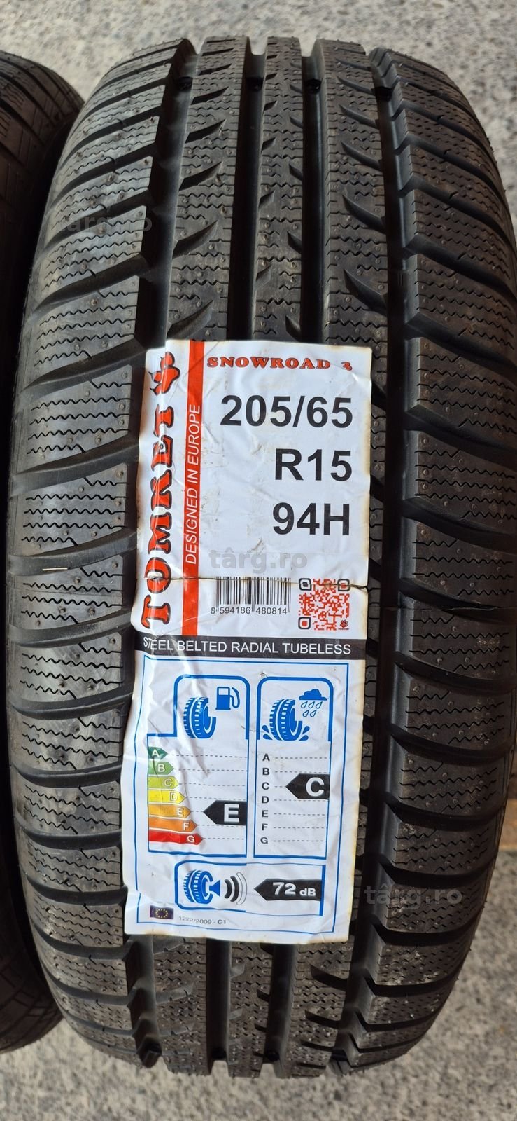 4 anvelope iarna noi Tomket 205/65/15,dot 2020.Pretul este pe bucata. 3