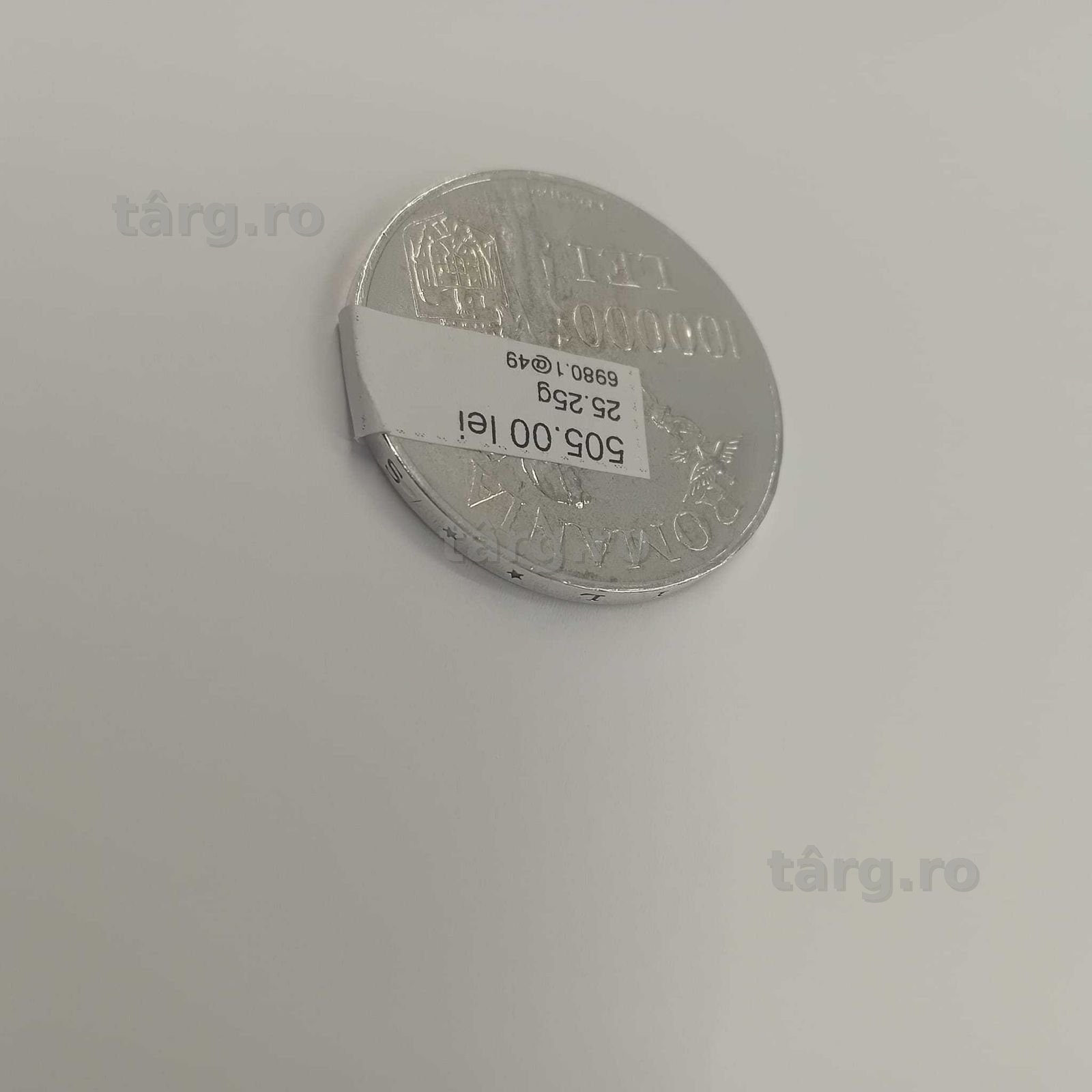 Moneda Argint Regele Mihai 1 (ag49 Esplanada b.6980) 2 ani garantie 5