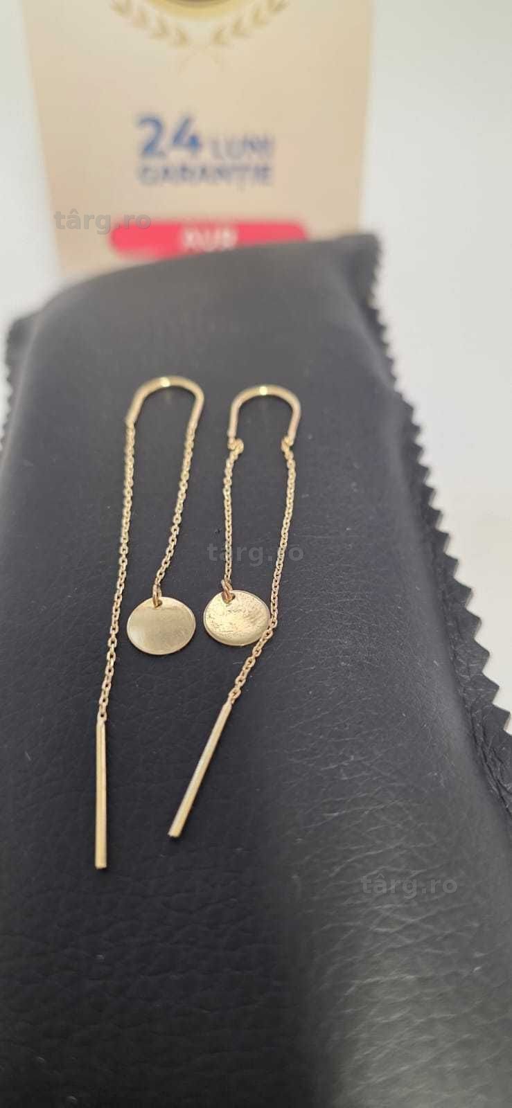 Cercei aur 14k  1.75 (AG15 Gara 1 B33329) Garantie 2 ani