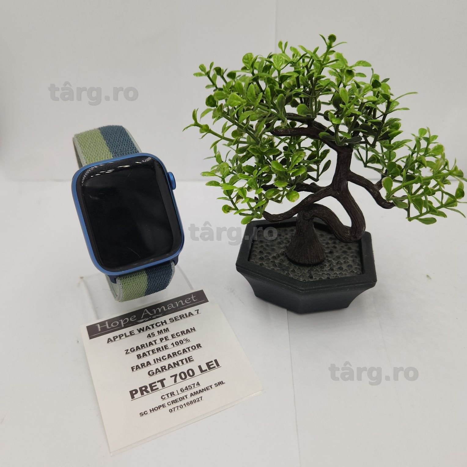 Hope Amanet P11 - Apple Watch Seria 7 / 45mm / Baterie 100% / Garantie / 64574
