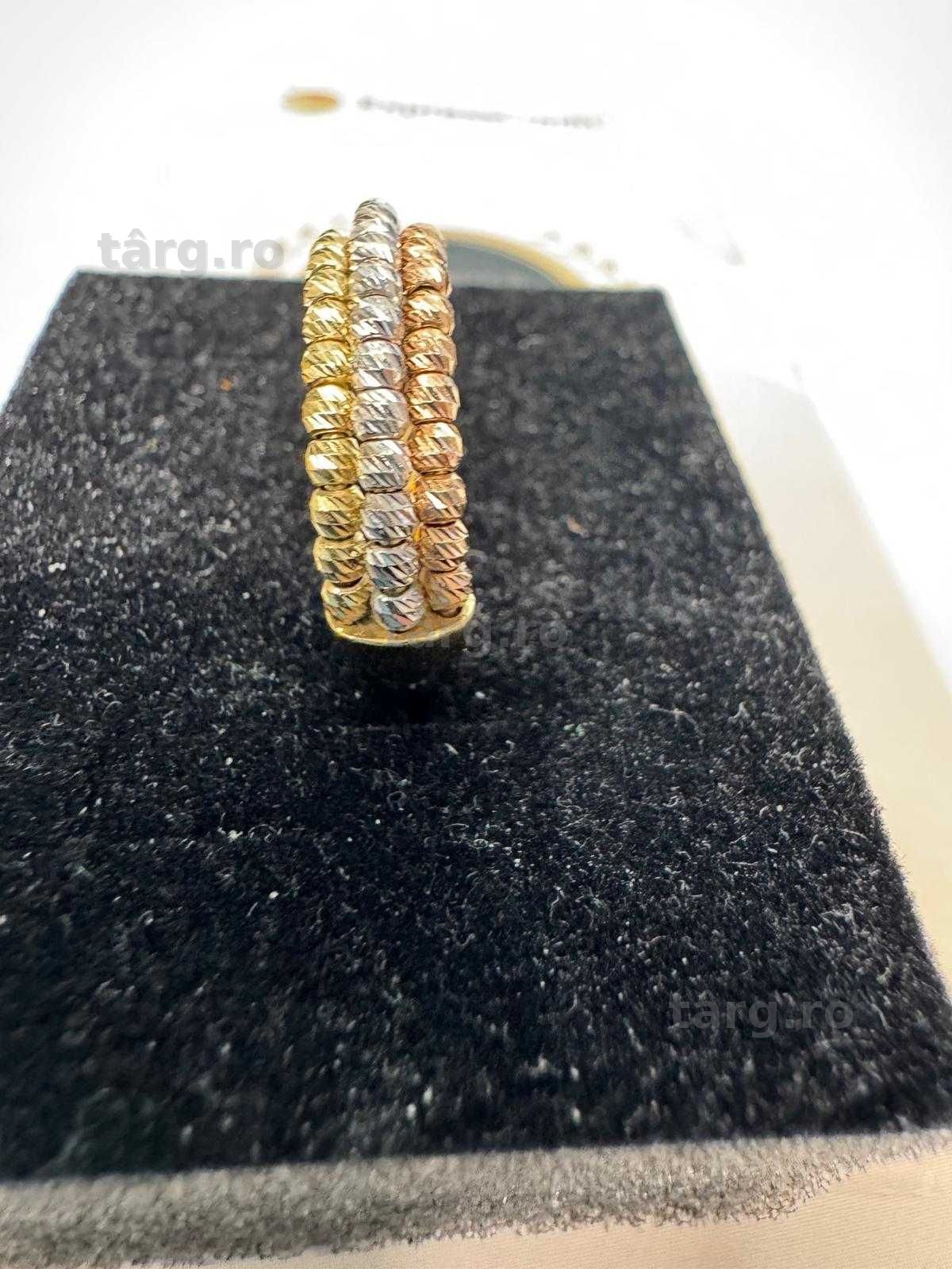 Inel din aur 14k (70245.9/ 10 Pacurari 1) garantie 2 ani! 4
