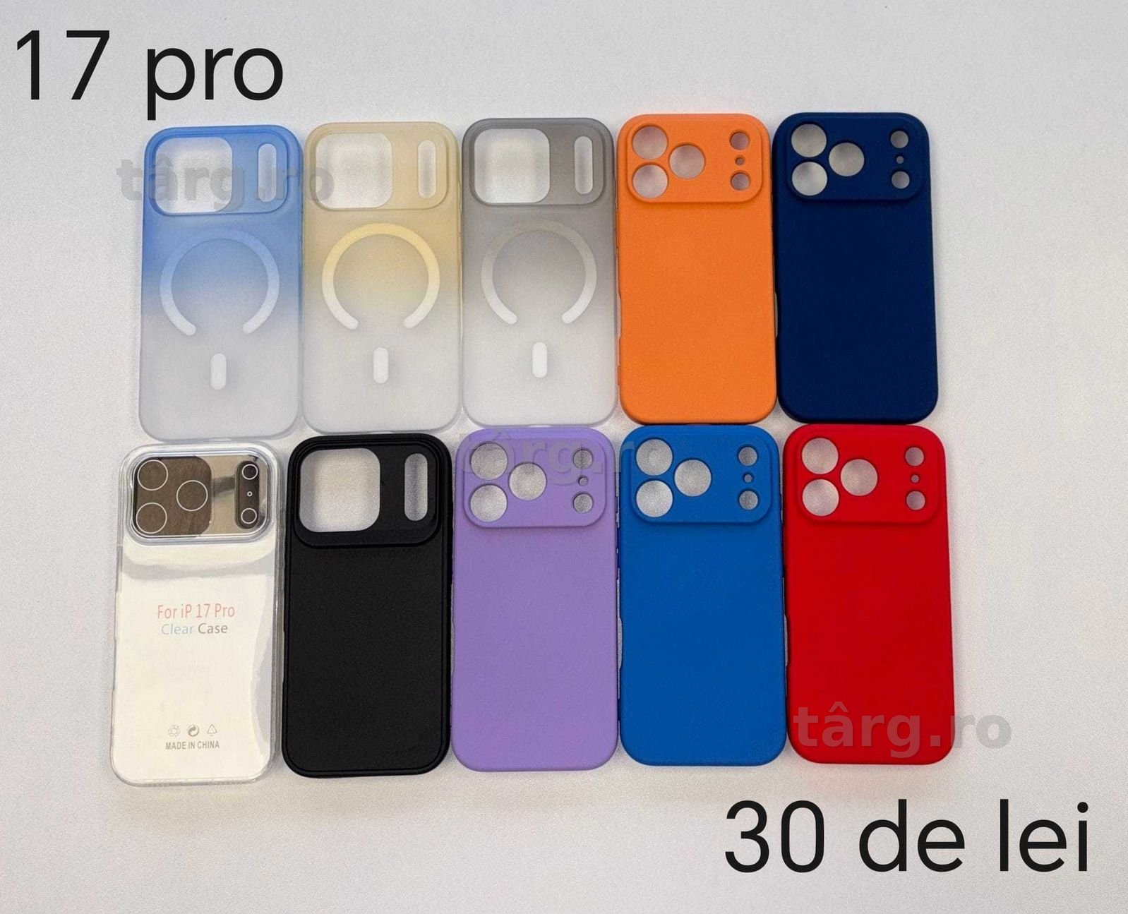Huse, Folii, Cabluri iPhone 17 Pro - Montaj gratuit folie 2