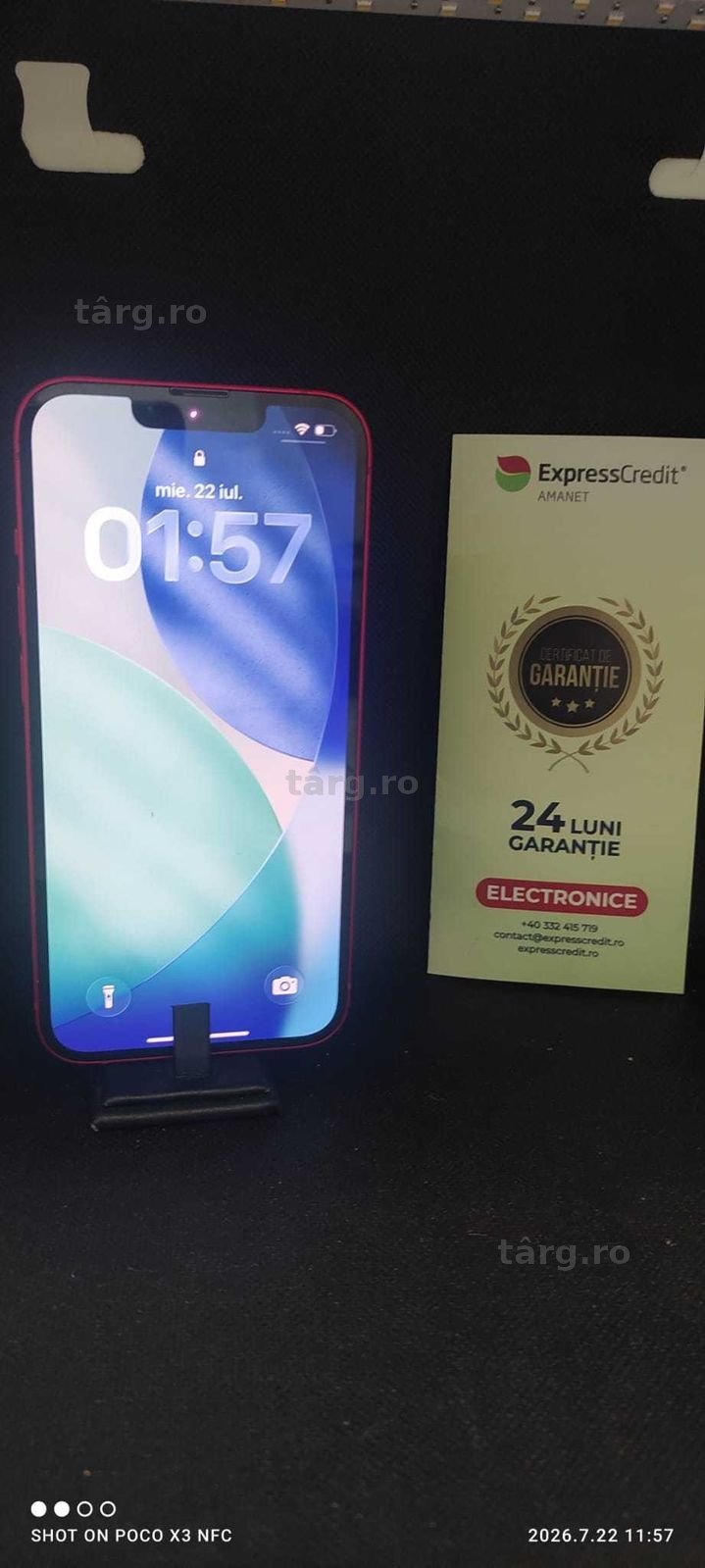 Iphone 14 128Gb 85% bateria (Ag31 Barboi B34751) Garantie doi ani! 2
