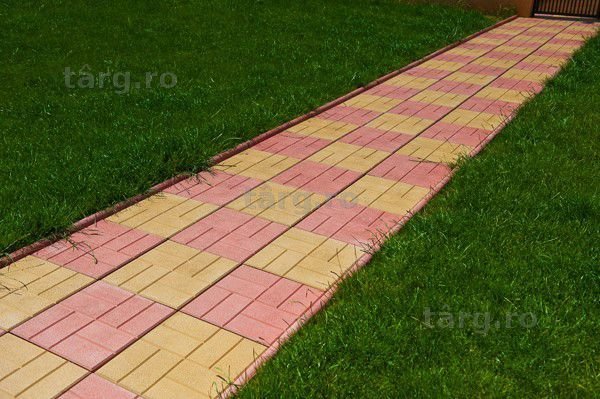 Fabrica - vindem pavaje destinate zonelor de gradina 40x40 cu 25x25 mo