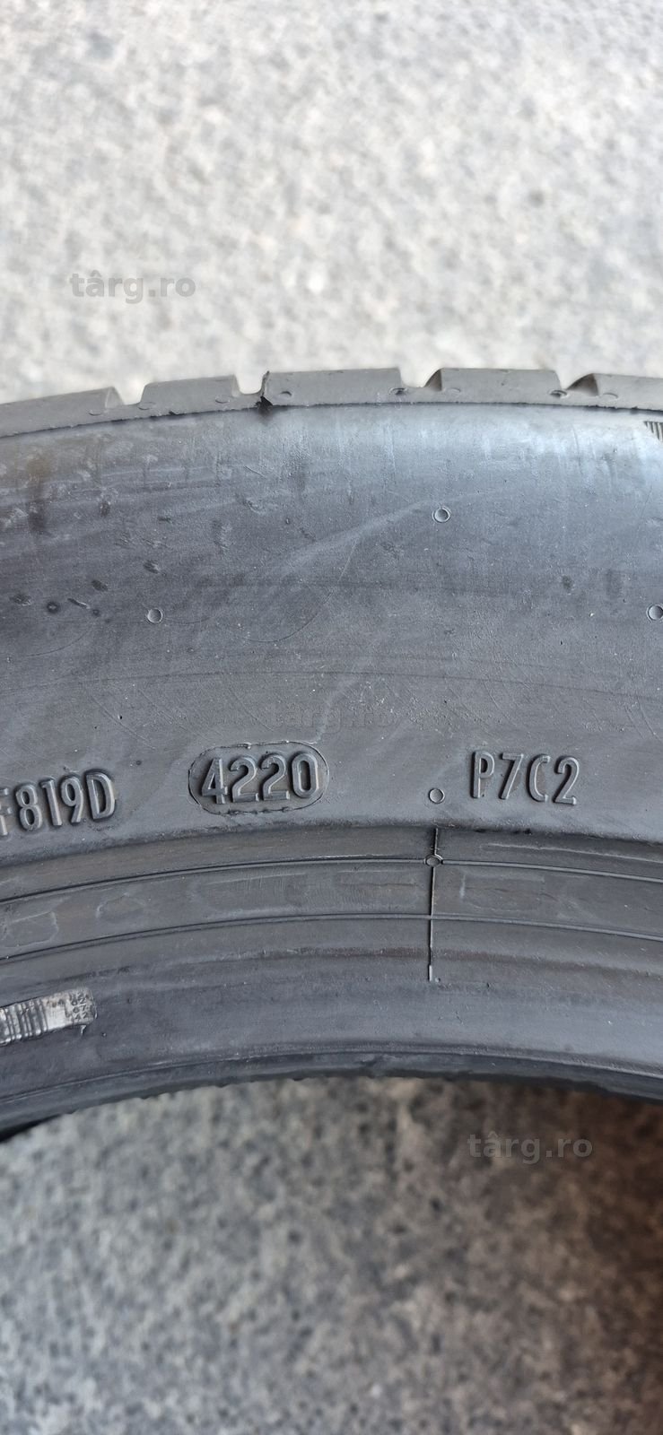 4 anvelope vara Pirelli 245/50/19.Pretul este pe bucata. 8