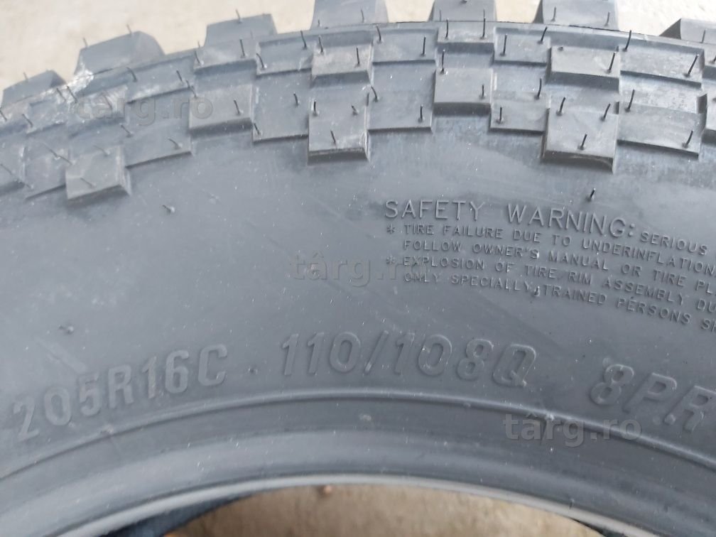 205 R16C  MAXXIS Trepador, Anvelope Mud Terrain M+S 4
