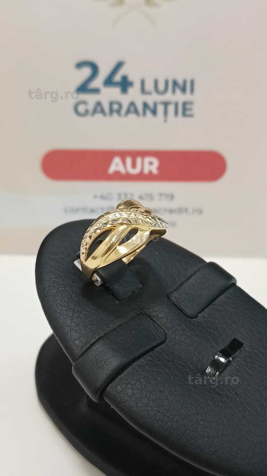 Inel aur 18K 4.05gr [AG24 Harlau B.46205.1] - Garantie 2 ani! 2