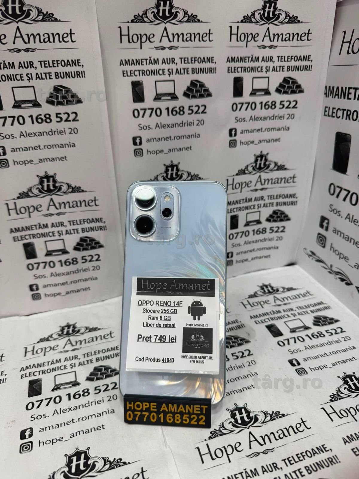 Hope Amanet P1/OPPO RENO 14F/COD 41043