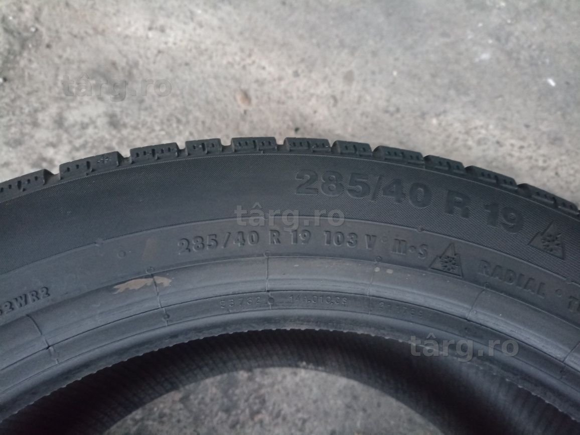 2 anvelope de iarna Continental 285/40 R19 5
