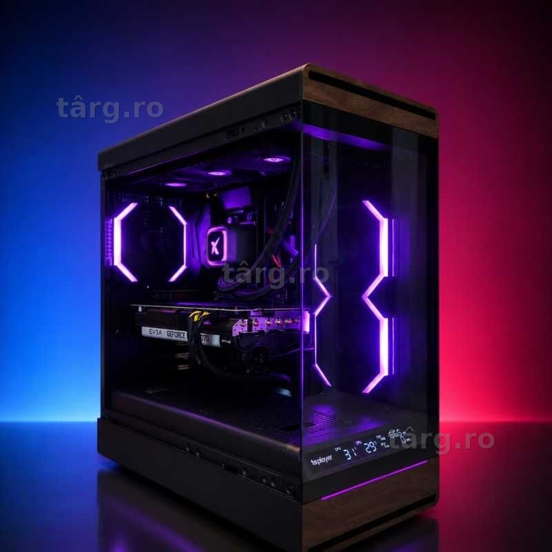 Calculator Gaming AMD Ryzen 7 5800X, 32GB RAM DDR4, NVMe 1TB, Placa video EVGA RTX 3070 8GB