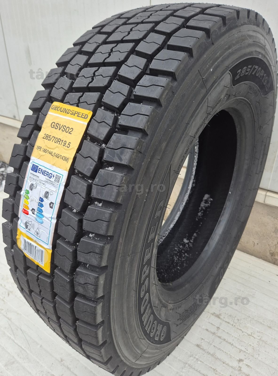285/70 R19.5, 146L, GROUNDSPEED GSVS02 16PR, Anvelope tractiune M+S 4