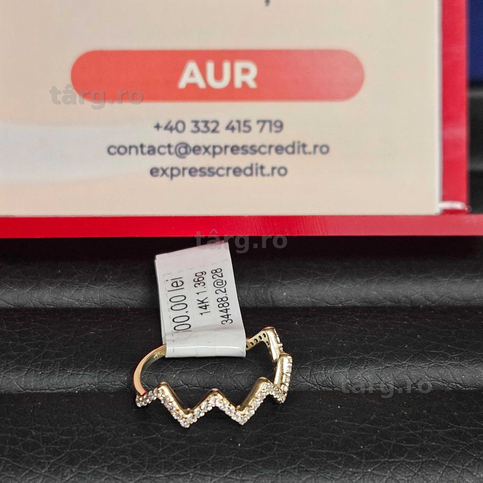 Inel Aur 14K - 1.36 grame / ( B34488.2 / Ag28 Doi Baieti ) 3