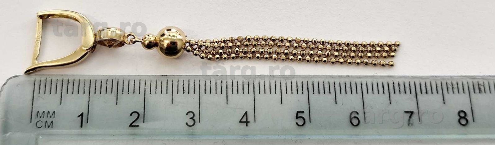Cercei aur 14K 4.40gr (AG35 B 35132) Garantie 2 ani ! 4