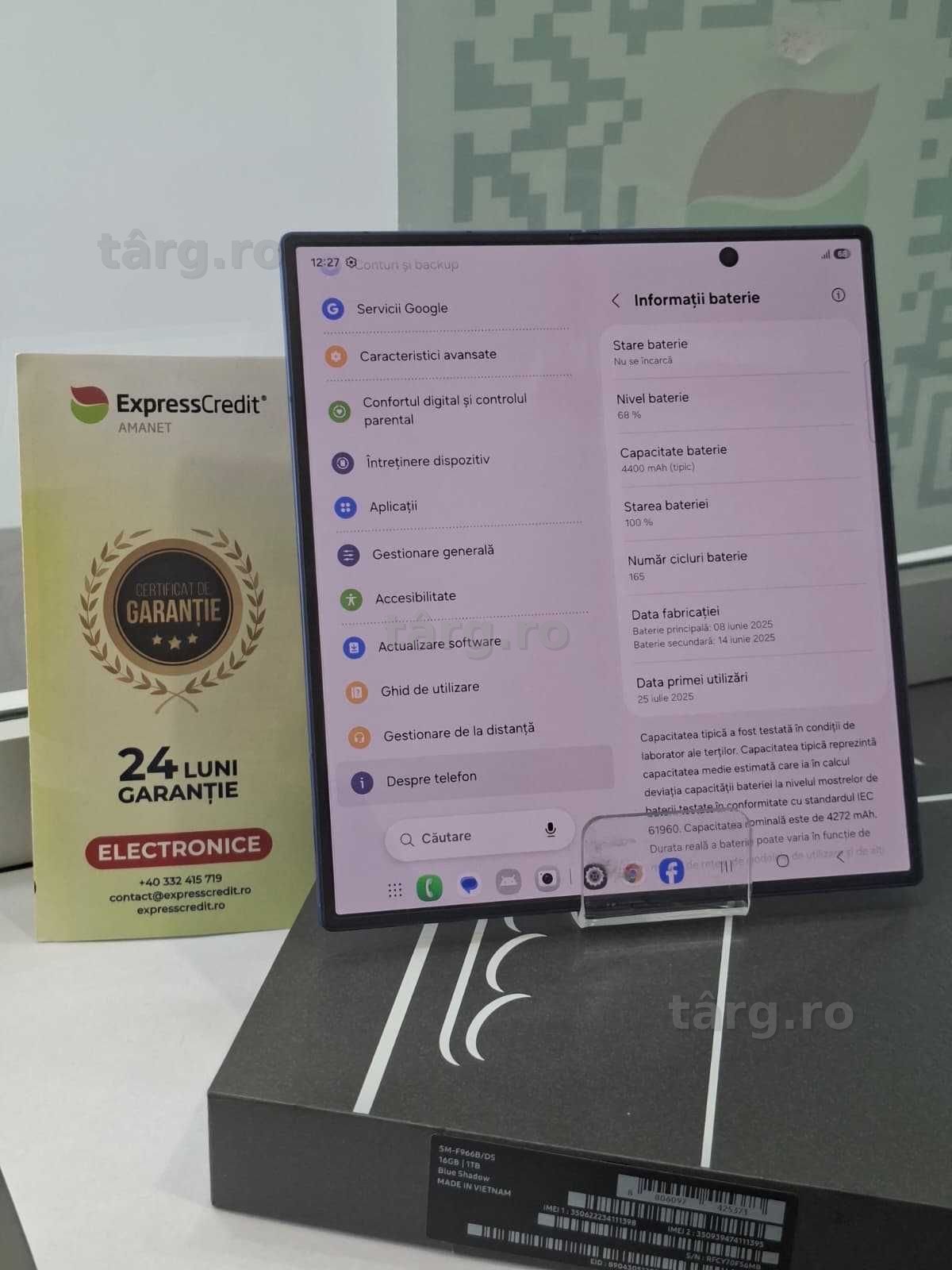 Samsung Z Fold 7 1 TB/16 RAM (AG44 B:7509)-garantie 2 ani! 3
