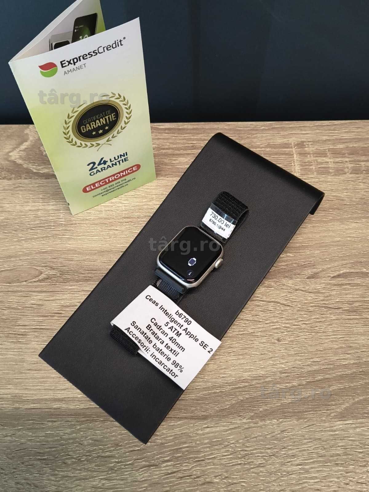 (AG51) Smartwatch Apple Watch SE 2 b6790 - Garantie 2 ani!