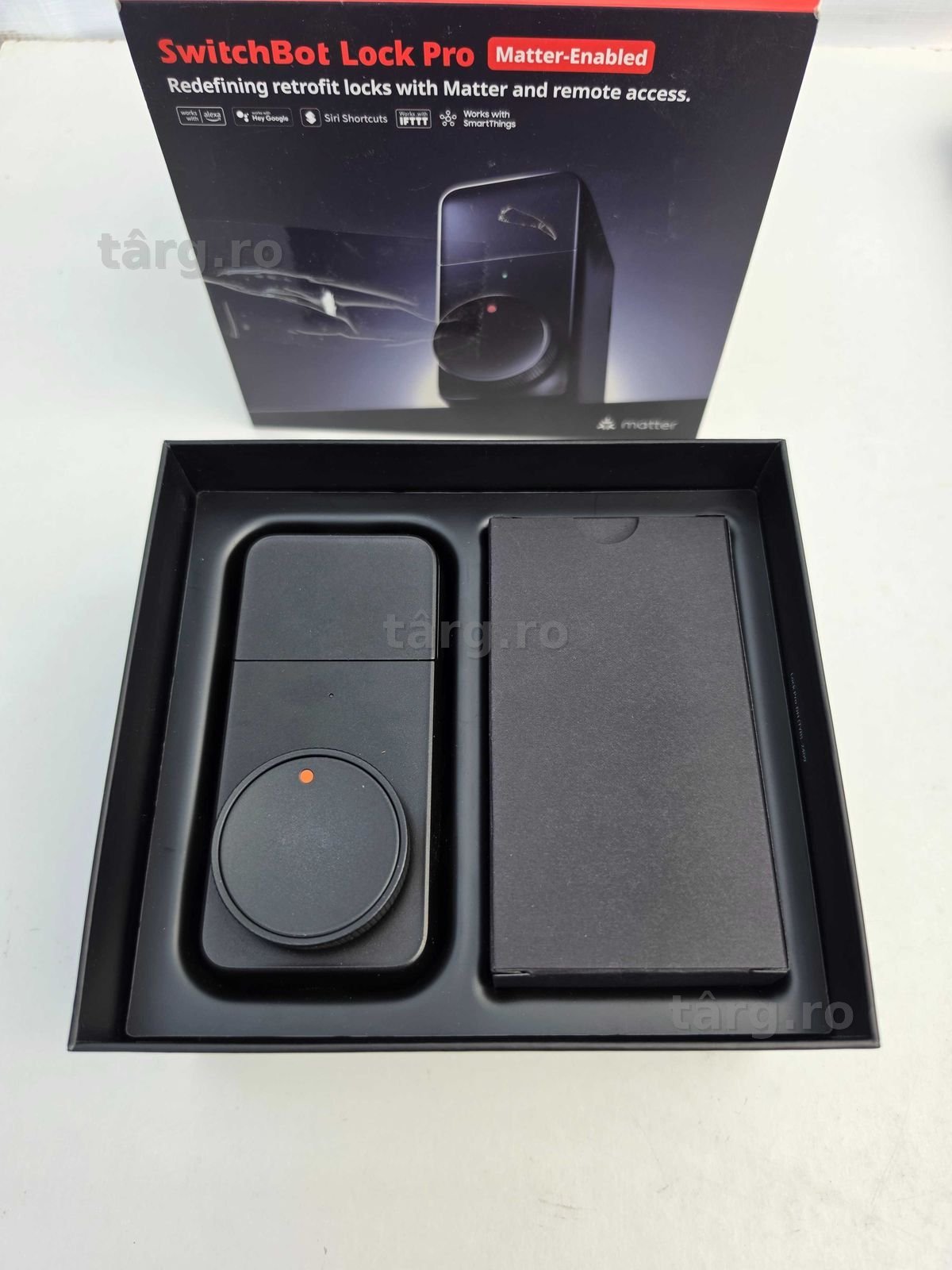 SwitchBot Lock Pro – Încuietoare inteligentă cu blocare automată Matter, alexa, google, samsung