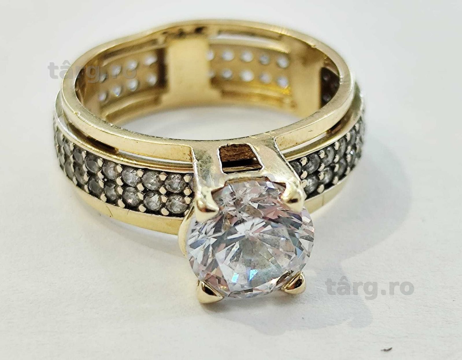 Inel aur 14 K 4.26gr (AG35 B 28501.5/3 Garantie 2 ani ! 3