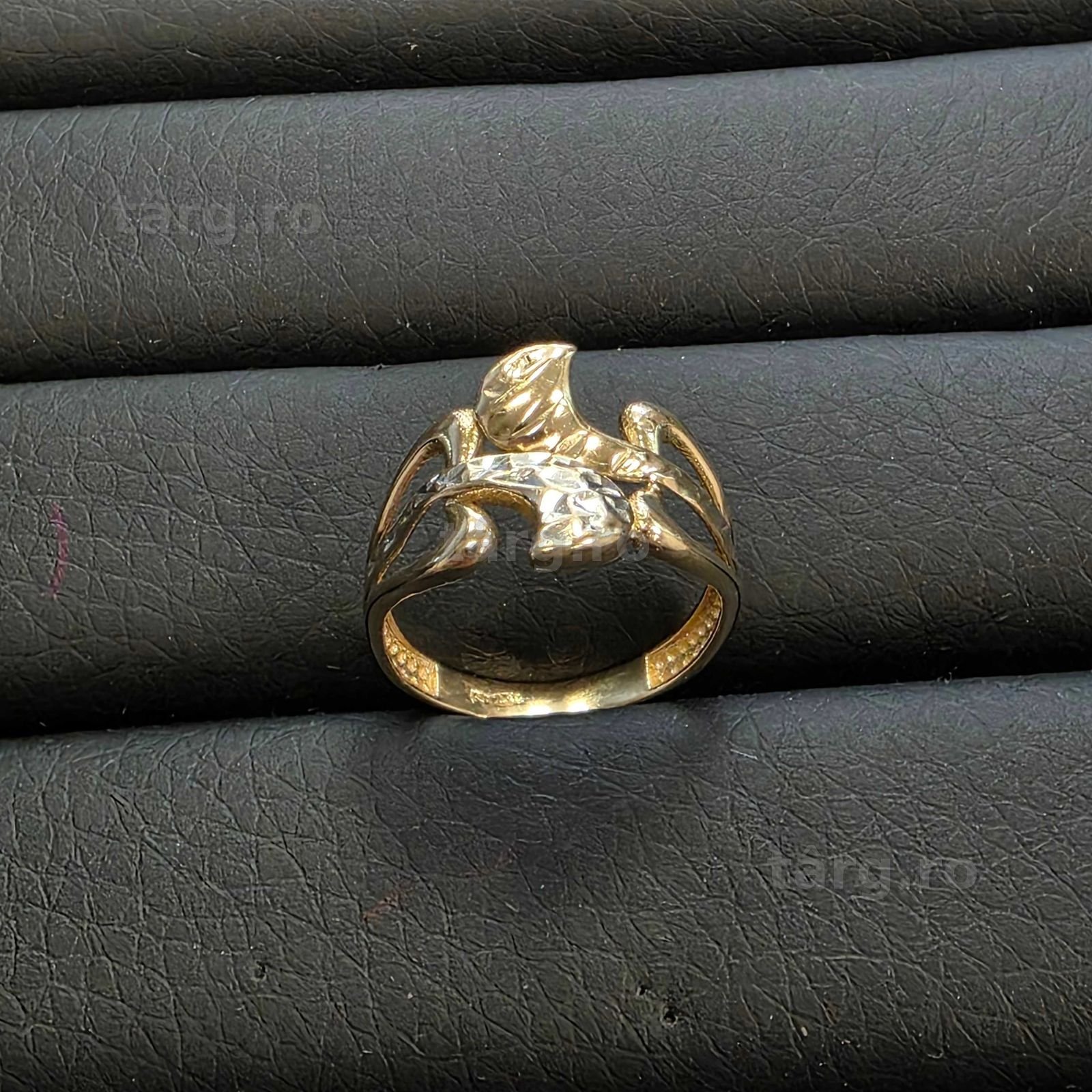 Inel Aur 14K - 2.26 grame / 1130 lei ( B34203.1 / Ag28 Doi Baieti ) 5
