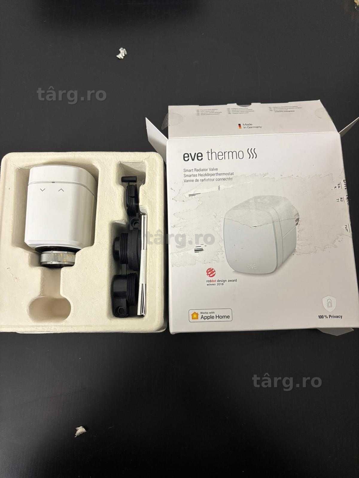 Eve Thermo (Apple Home) - Valvă inteligentă pentru calorifer