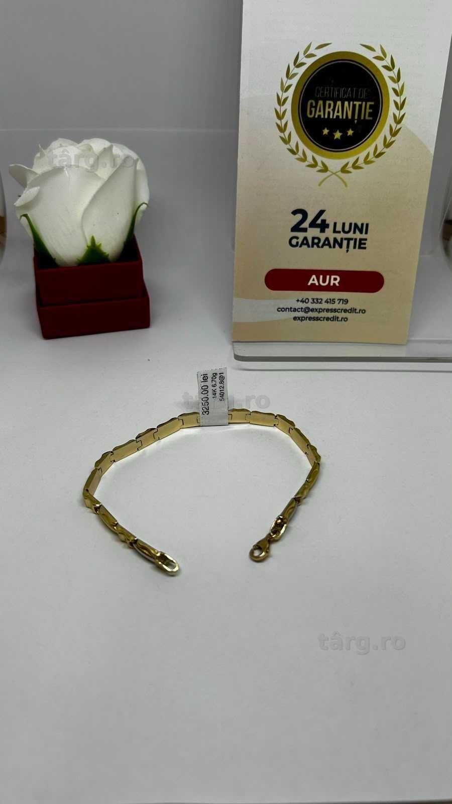 Bratara Aur 14k 6.70g (AG1 Alexandru B54012.8) - Garantie 2 ani! 3