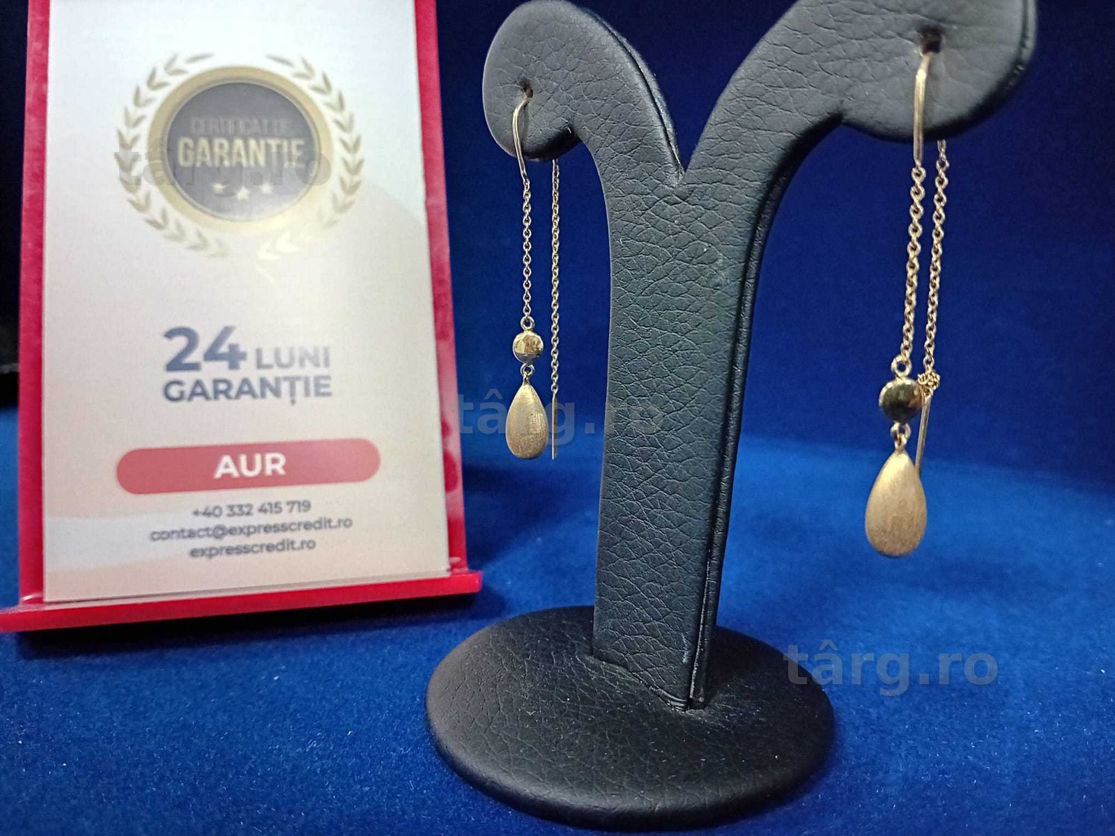 Cercei Aur 14K - 2.19 grame / 1095 lei ( B34526.1 / Ag28 Doi Baieti ) 2