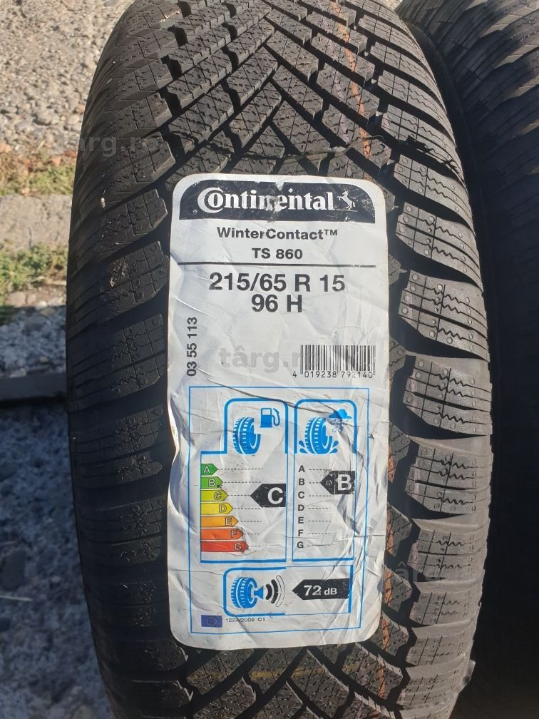4 anvelope NOI iarna CONTINENTAL 215/65/15 pret per bucata 2