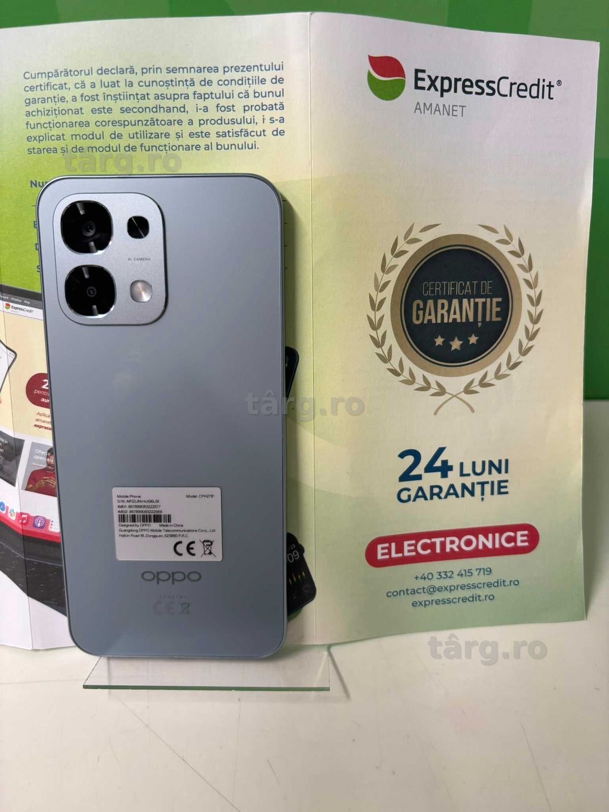 Telefon Oppo A6 PRO 5G ( B61601-Tatarasi) Garantie 2 ani- 800lei 3