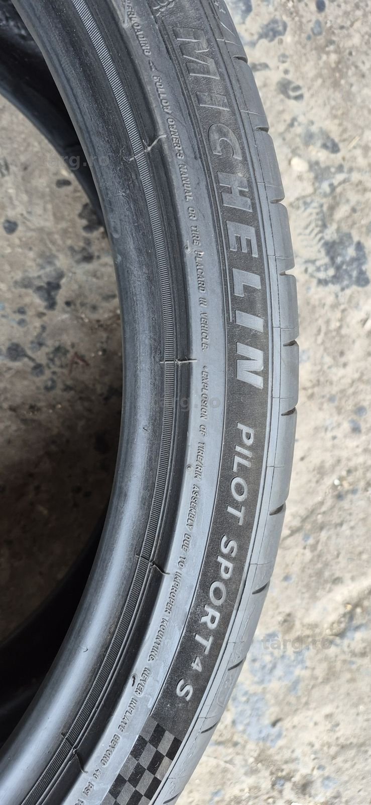 2 anvelope vara ca noi Michelin 285/30/22,dot 2024.Pretul este pe buc. 4