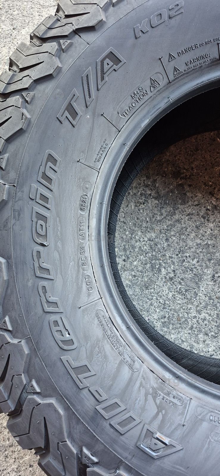 4 anvelope All-Terrain  M+S ca noi BFGoodrich 315/70/17.Pretul/bucata. 5