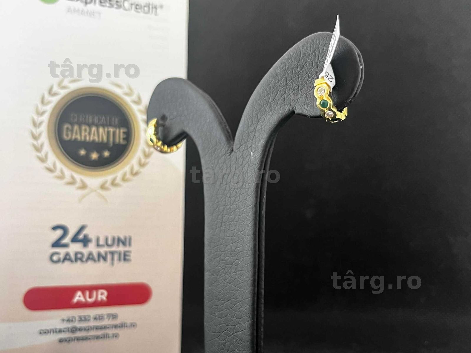 Cercei Aur 18k 4.24g (AG16 Moldova b32345.3)-Garantie 2 ani! 3
