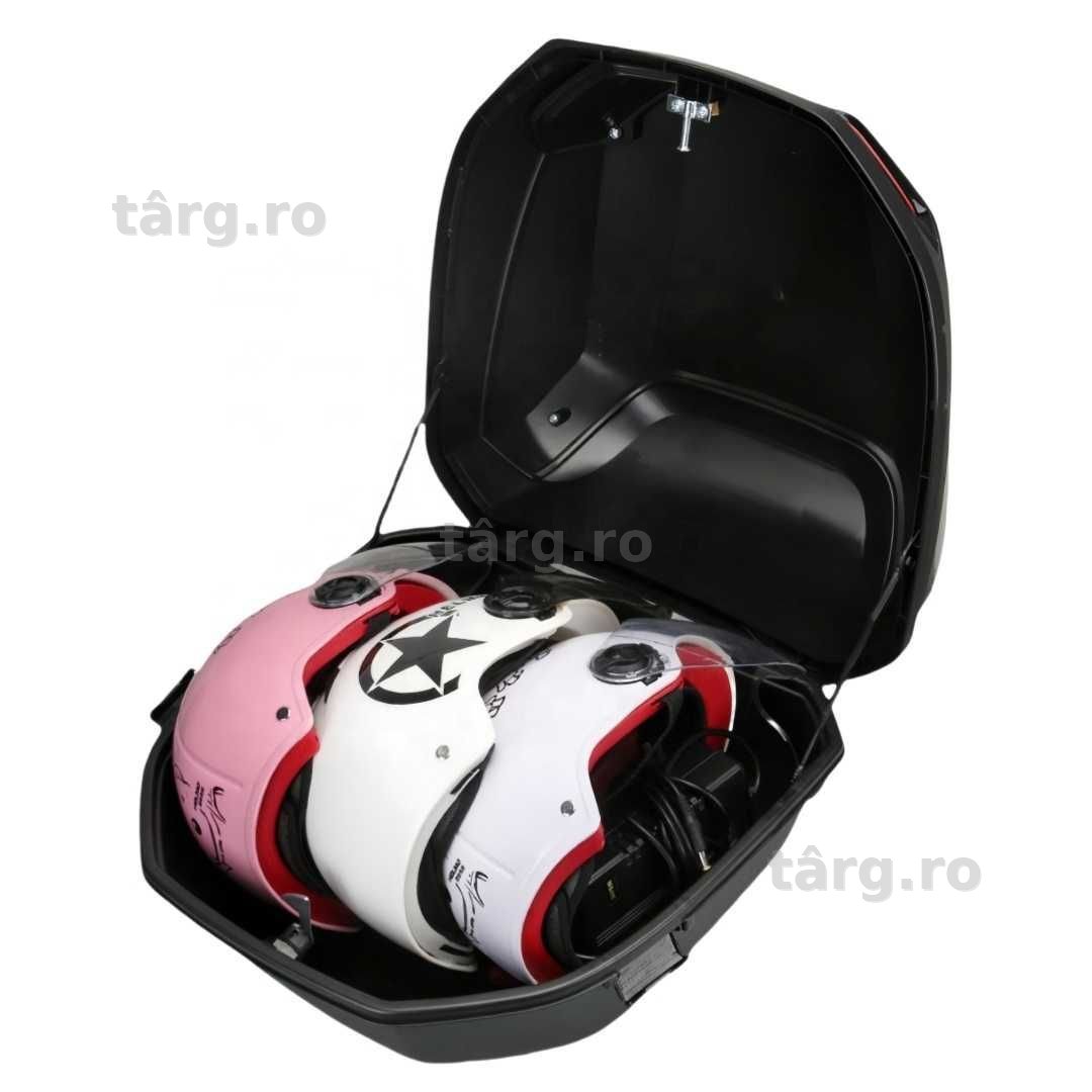 Cutie portbagaj moto/scuter, 39x39x29cm, cu cheie si sistem antifurt 4