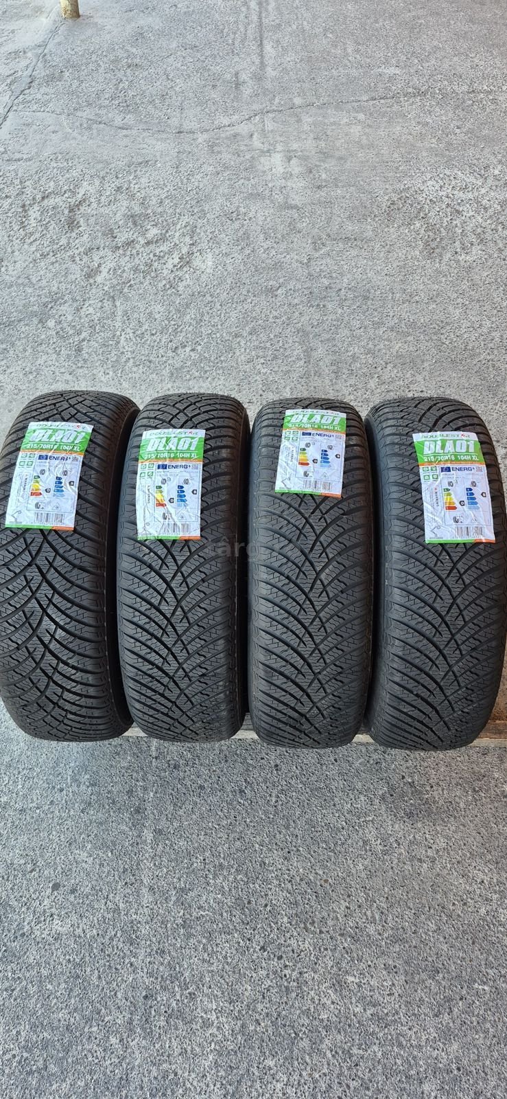 4 anvelope M+S noi Doublestar 215/70/16,dot 2025.Pretul este pe bucata.