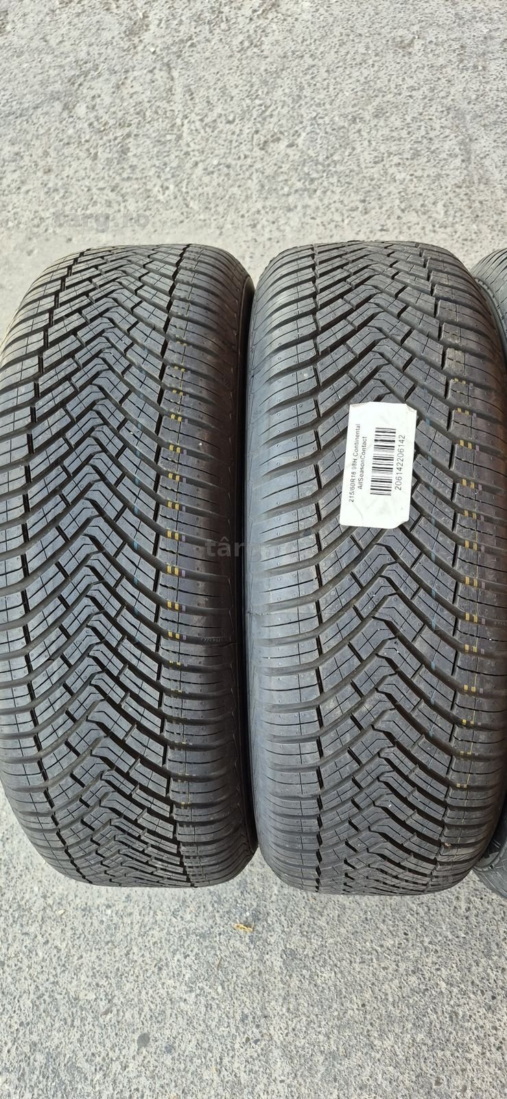 4 anvelope M+S noi Continental 215/60/18,dot 2025.Pretul este pe bucata. 2