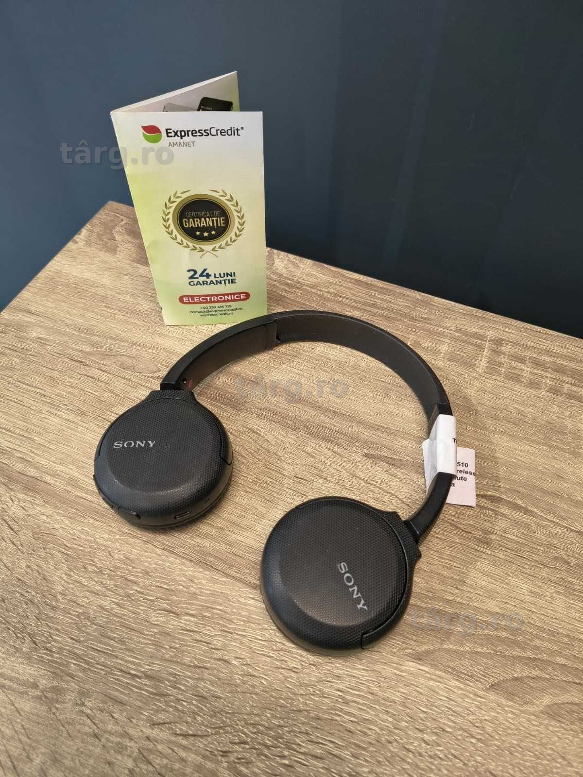 (AG51) Casti Sony WH-CH510 b28689 - Garantie 2 ani!