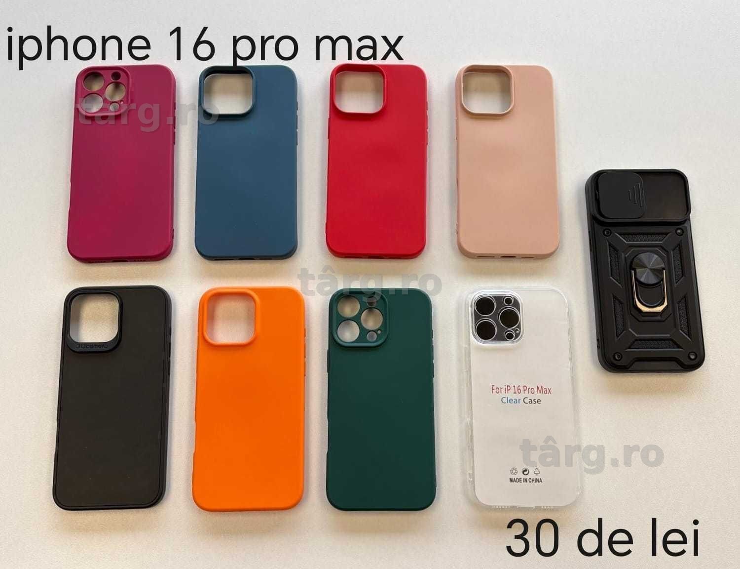Huse, Folii, Cabluri iPhone 16 Pro Max - Montaj gratuit folie 6