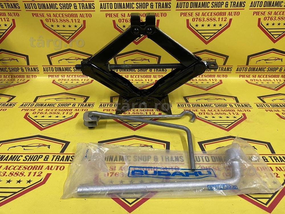 Cric auto OEM Subaru Liberty Impreza WRX cu cheie roată manivelă 900kg