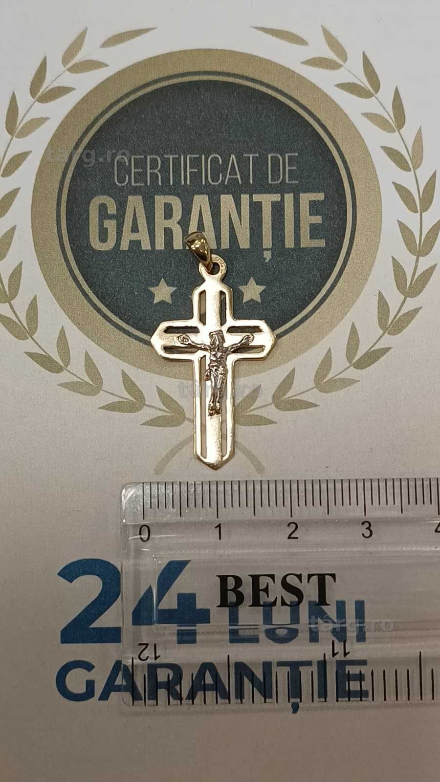 (AG24 Harlau B.45094.2) Pandantiv aur 14K 1.50gr - Garantie 2 ani! 3
